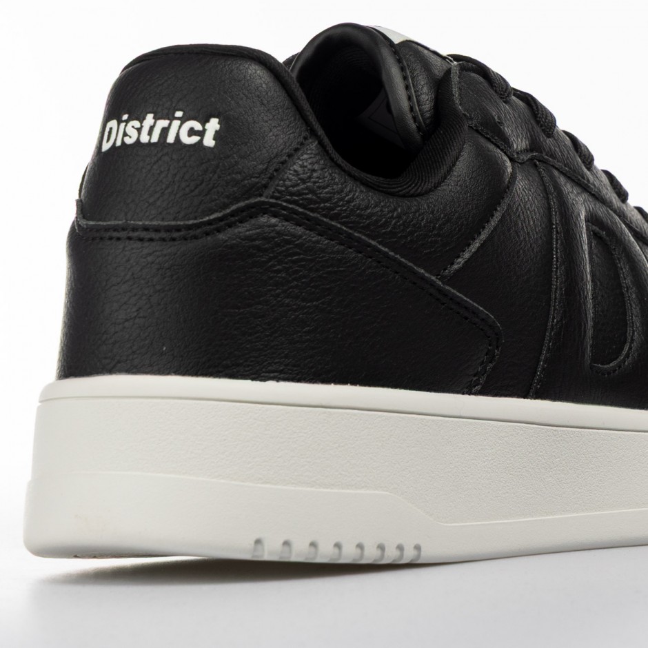 Ανδρικά Sneakers District75 City Court Μαύρα 
