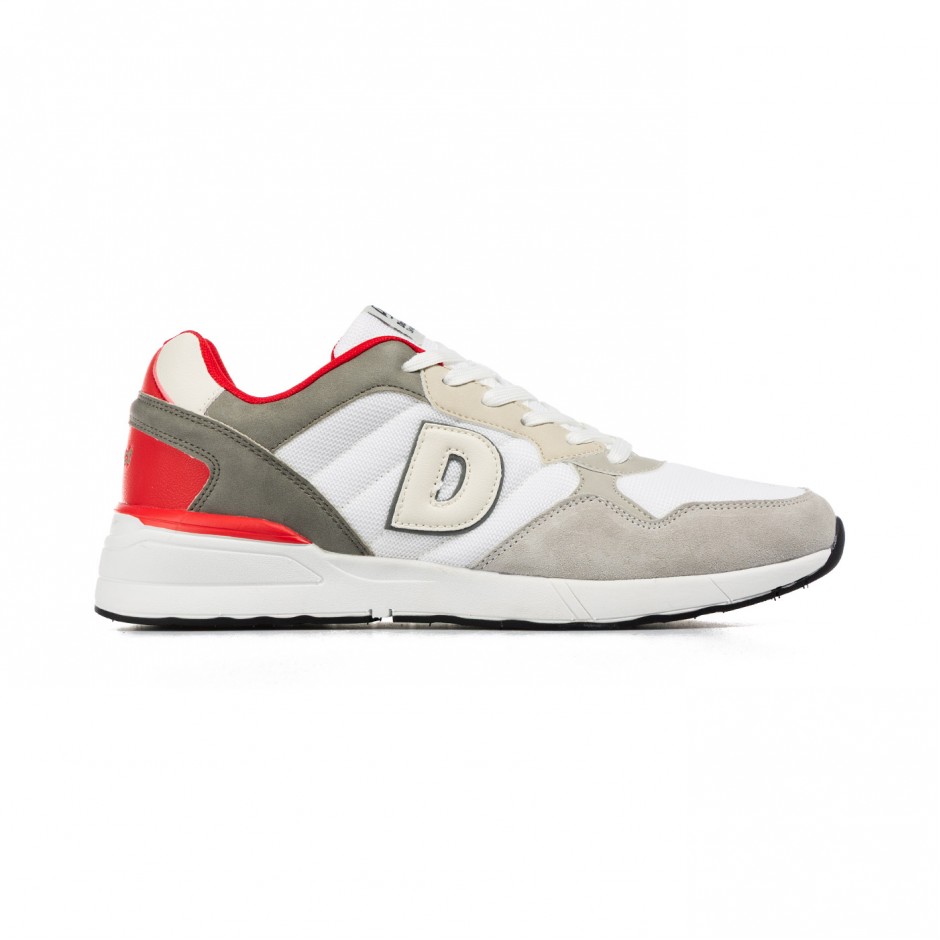 Ανδρικά Sneakers District75 City Low Λευκά 