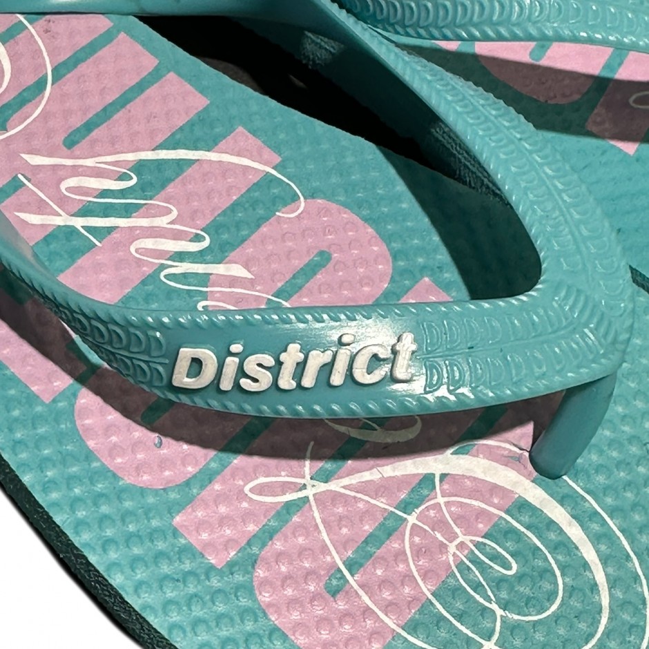 Γυναικείες Σαγιονάρες District75 Τιρκουάζ 