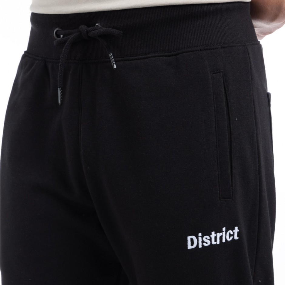 Ανδρικό Παντελόνι Φόρμα District75 Μαύρο 