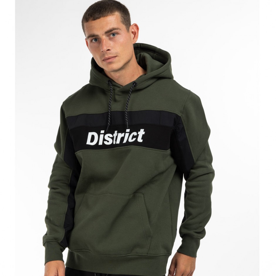 Ανδρικό Φούτερ District75 Χακί 