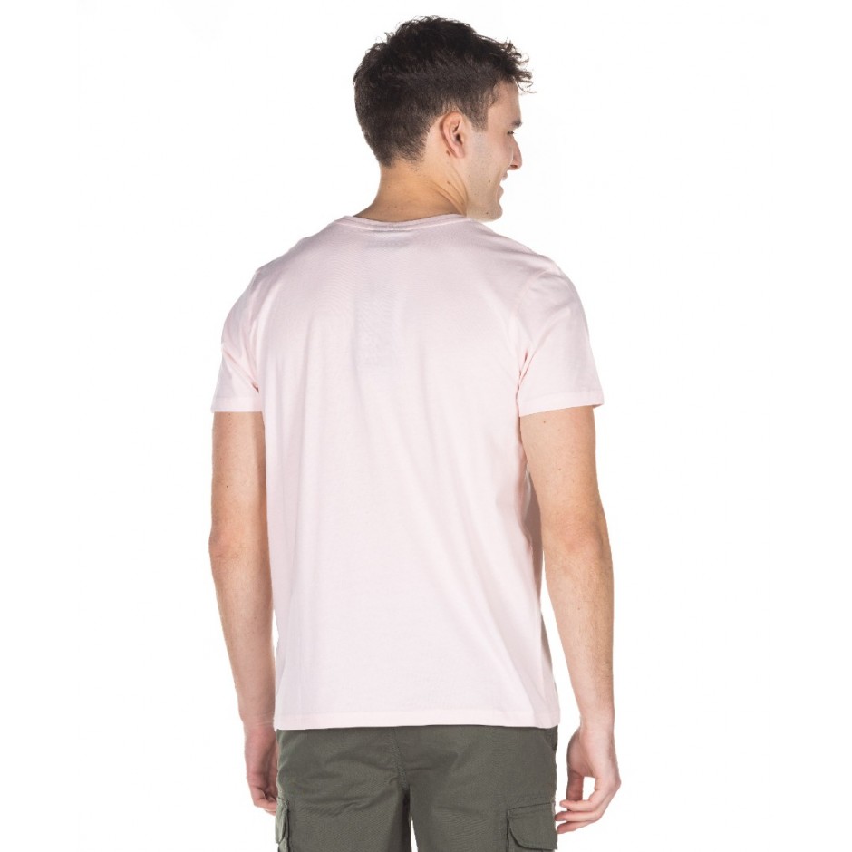Ανδρική Κοντομάνικη Μπλούζα DISTRICT75 Ροζ