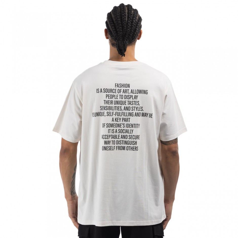 Men's T-Shirt District75 Ecru