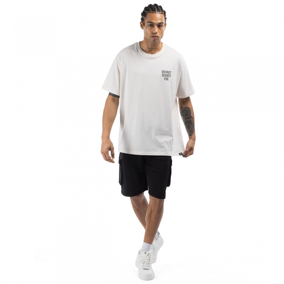 Men's T-Shirt District75 Ecru