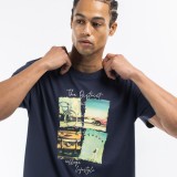 Men's T-Shirt District75 Blue Image 1