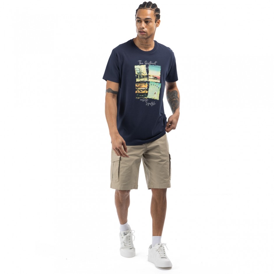 Men's T-Shirt District75 Blue