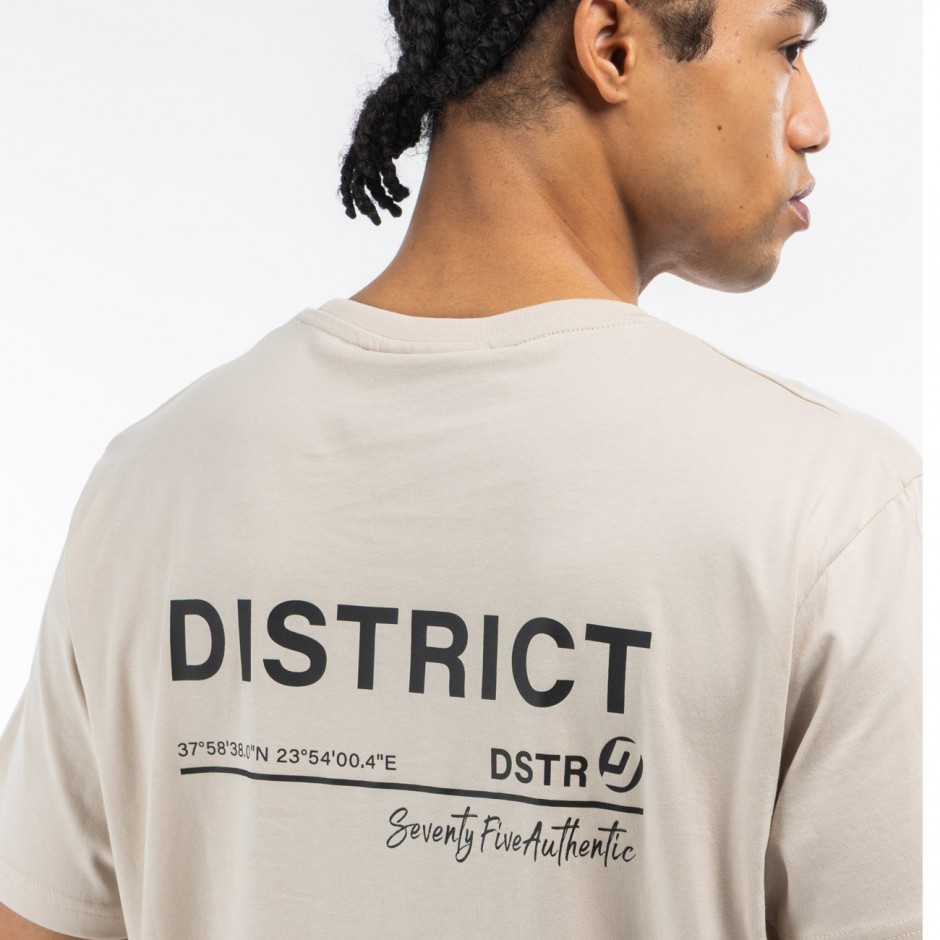 Men's T-Shirt District75 Beige
