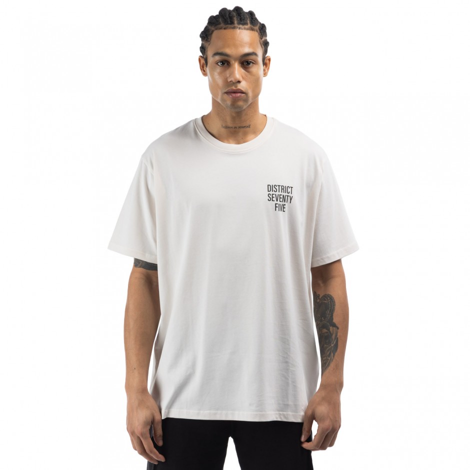 Men's T-Shirt District75 Ecru