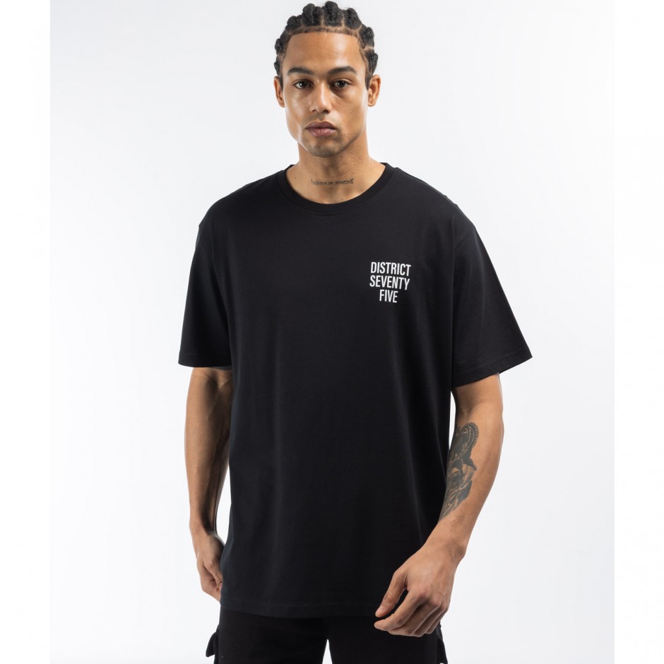 Men's T-Shirt District75 Black