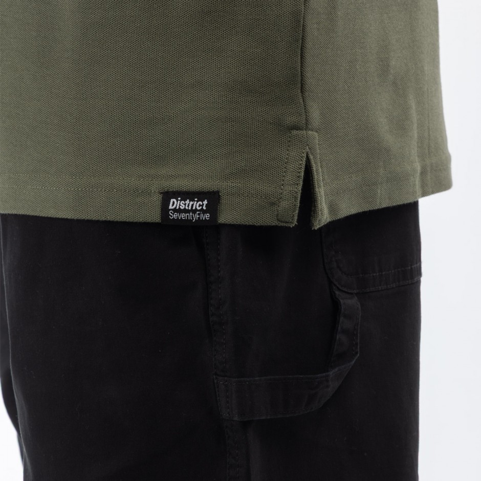 Men's Polo T-Shirt District75 Κhaki 