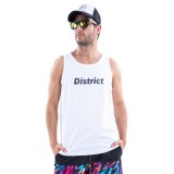 Ανδρική Αμάνικη Μπλούζα District75 Λευκό Εικόνα 1