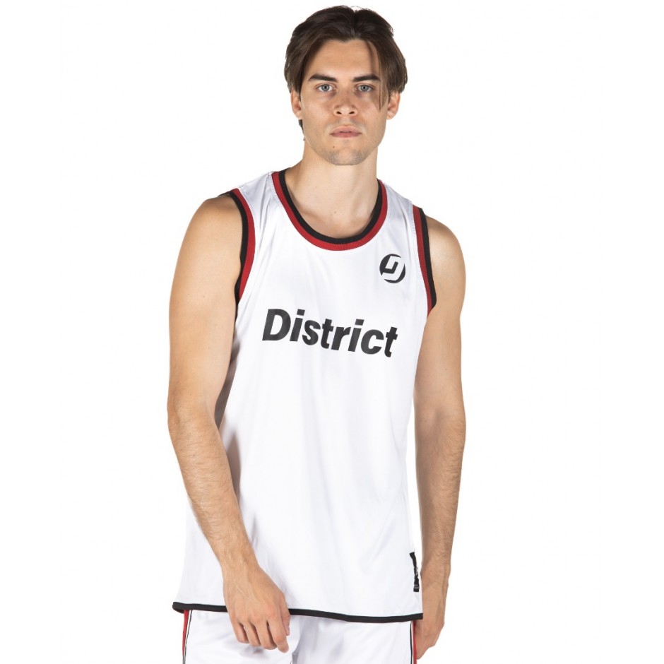Ανδρική Αμάνικη Μπλούζα DISTRICT75 Λευκό 