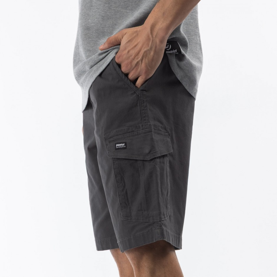 Men's Cargo Shorts District75 Coal 