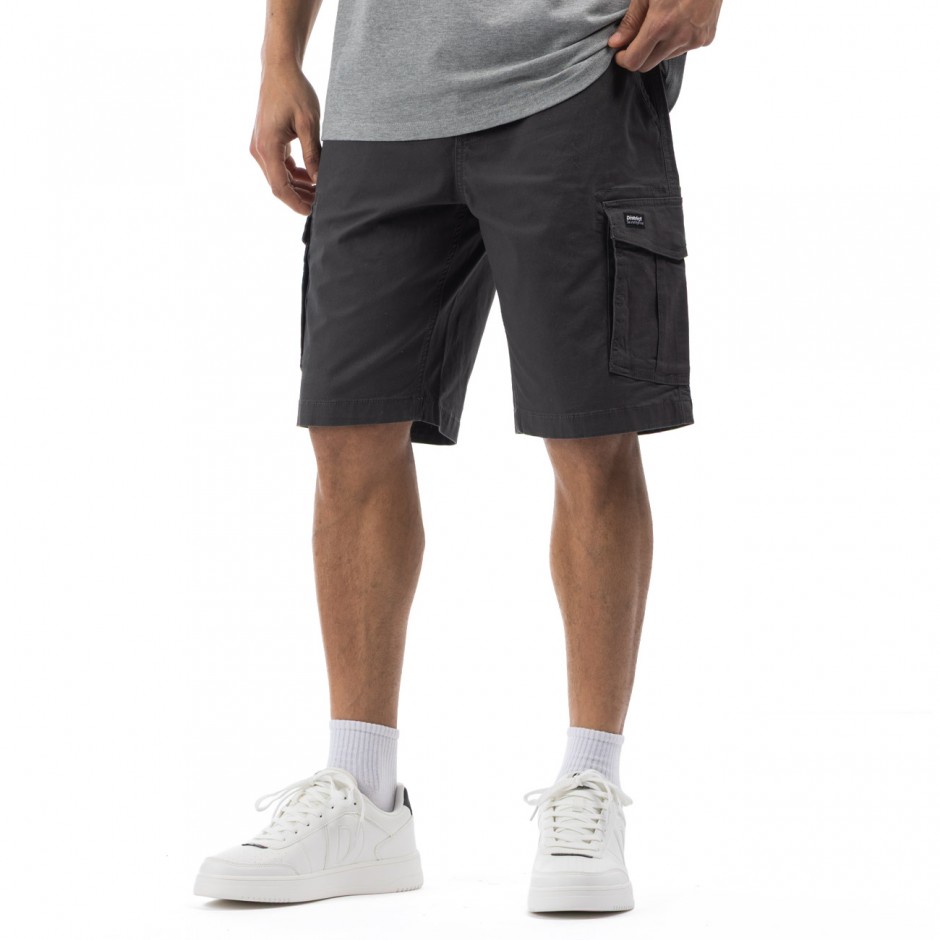 Men's Cargo Shorts District75 Coal 