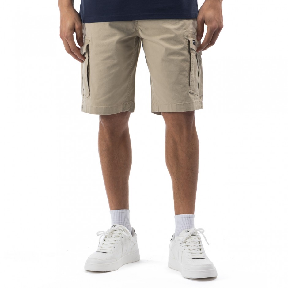 Men's Cargo Shorts District75 Beige