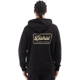 Men’s Full-zip Hoodie District75 Black   Image 0