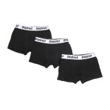 Ανδρικά Εσώρουχα Μποξεράκια District75 Everyday Cotton Stretch 3 Pack Μαύρα  Εικόνα 0
