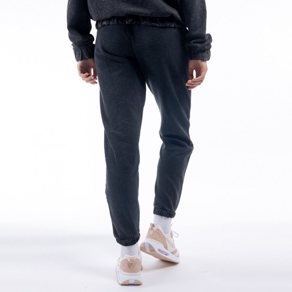 Γυναικείο Παντελόνι Φόρμα District75 Μαύρο 223WPA-872-071 