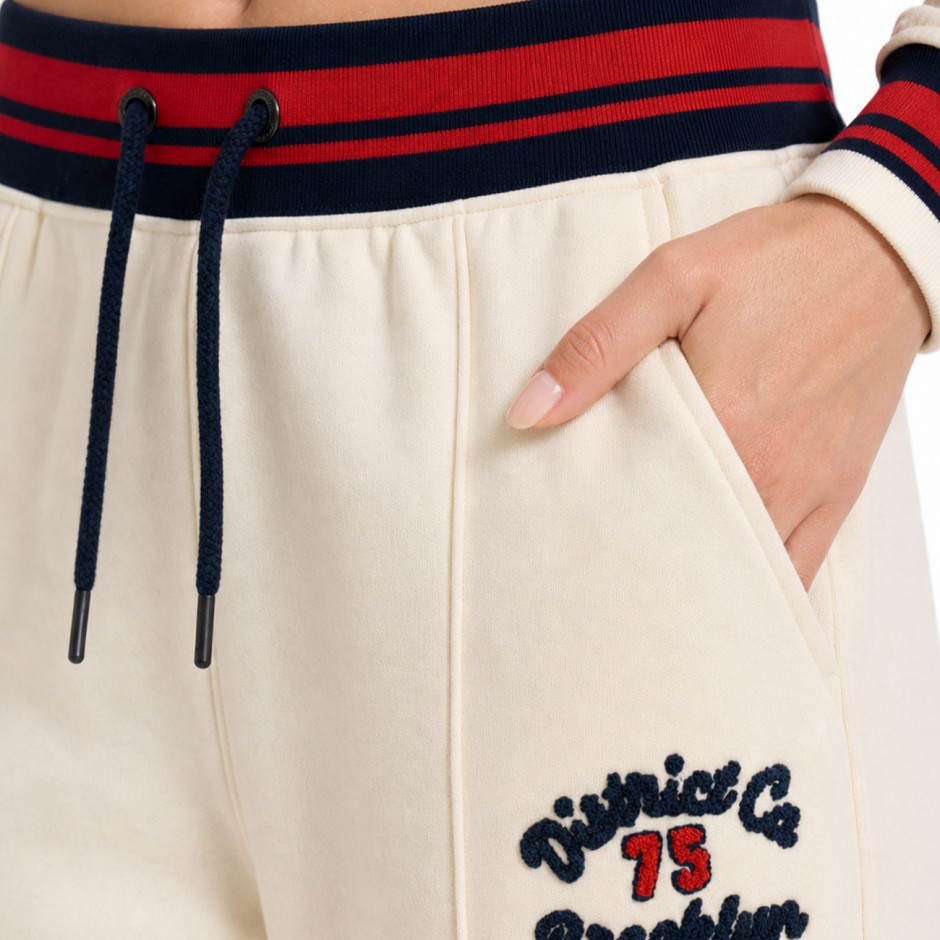 Γυναικεία Φόρμα District75 Εκρού 