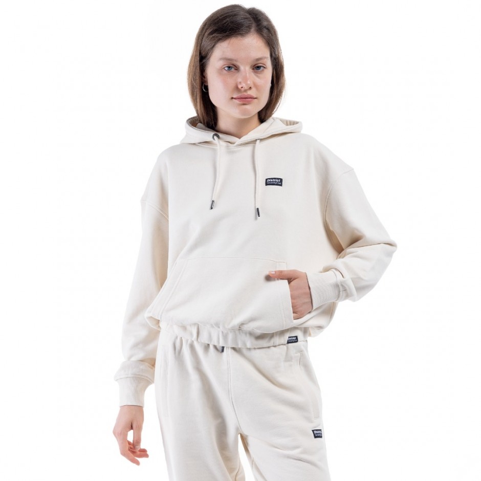 Γυναικεία Μπλούζα Φούτερ DISTRICT75 Εκρού 
