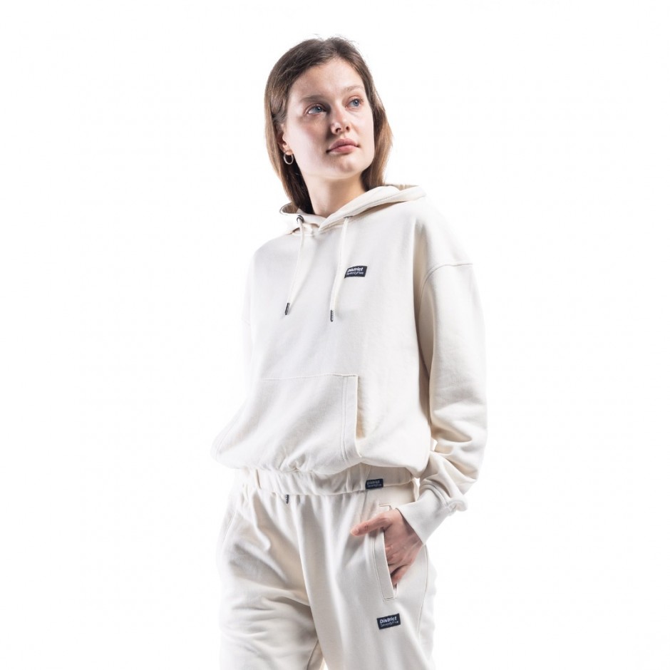 Γυναικεία Μπλούζα Φούτερ DISTRICT75 Εκρού 