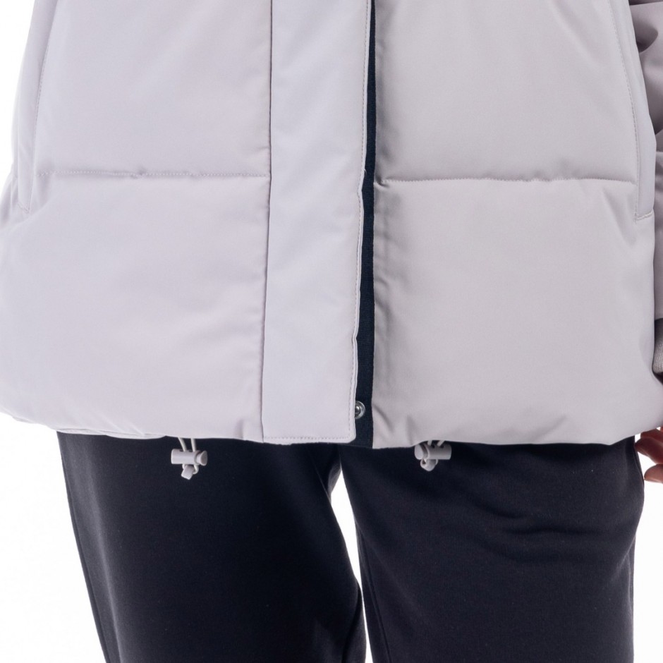 Γυναικείο Μπουφάν DISTRICT75 Μπέζ 