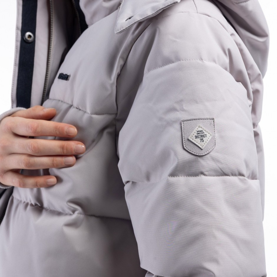 Γυναικείο Μπουφάν DISTRICT75 Μπέζ 