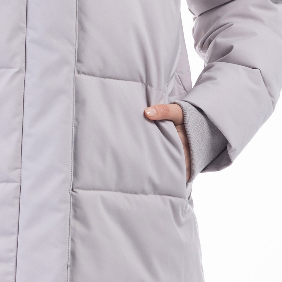 Γυναικείο Μπουφάν DISTRICT75 Μπέζ 