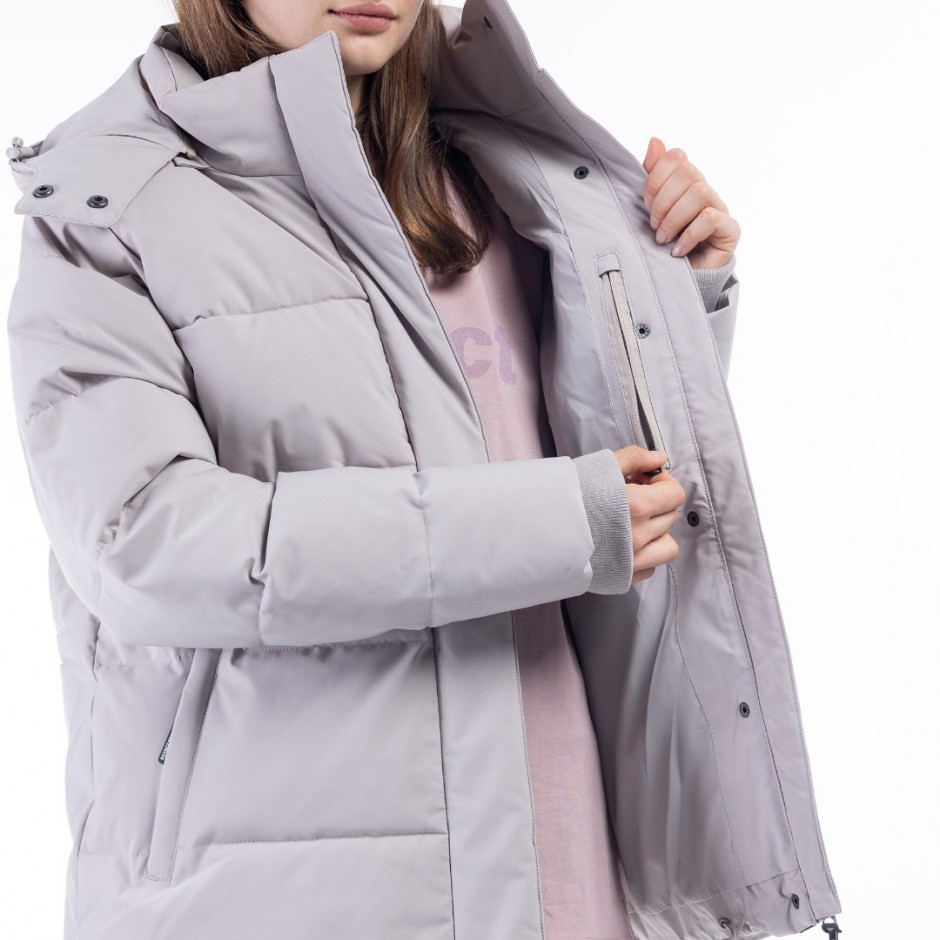 Γυναικείο Μπουφάν DISTRICT75 Μπέζ 