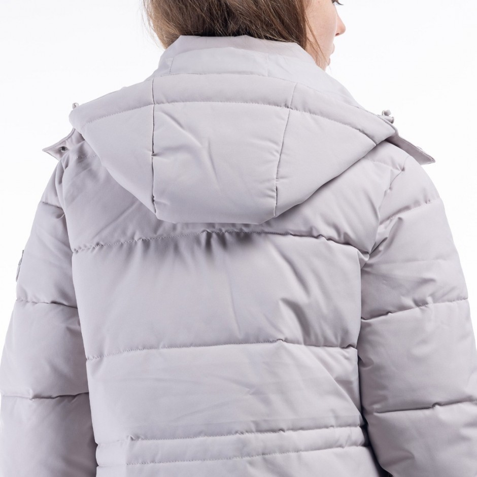 Γυναικείο Μπουφάν DISTRICT75 Μπέζ 