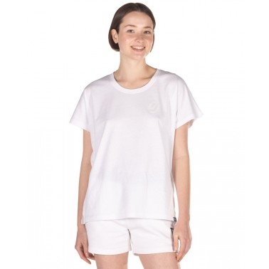 Γυναικεία Κοντομάνικη Μπλούζα DISTRICT75 Λευκό