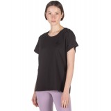 Γυναικεία Κοντομάνικη Μπλούζα DISTRICT75 Μαύρο Εικόνα 