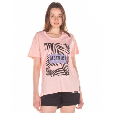 DISTRICT75 WOMEN'S TEE 122WSS-278-0P8 Pink