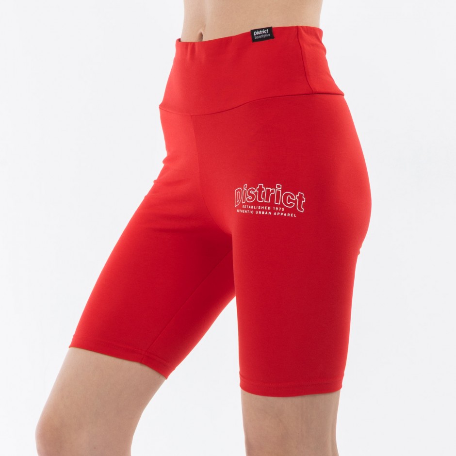 Women’s Biker Leggings District75 Red 