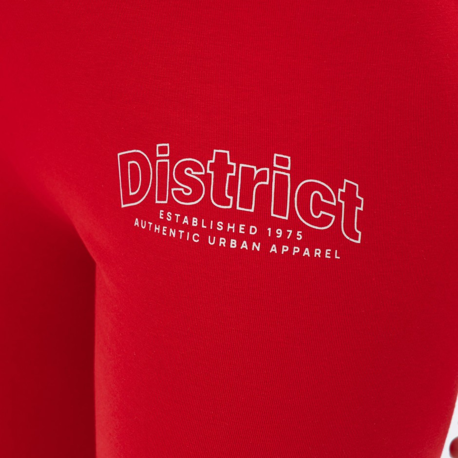 Women’s Biker Leggings District75 Red 