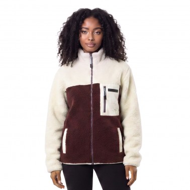 Women's Full-Zip Fleece District75 Ecru 