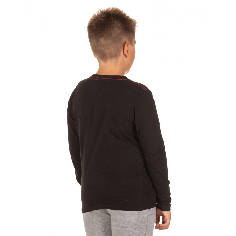 Παιδική Μακρυμάνικη Μπλούζα DISTRICT75 Μαύρο 