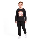 Kids' Long Sleeve Top District75 Black Image 2