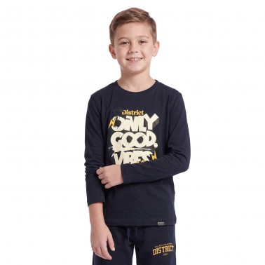 Kids' Long Sleeve Top District75 Blue 
