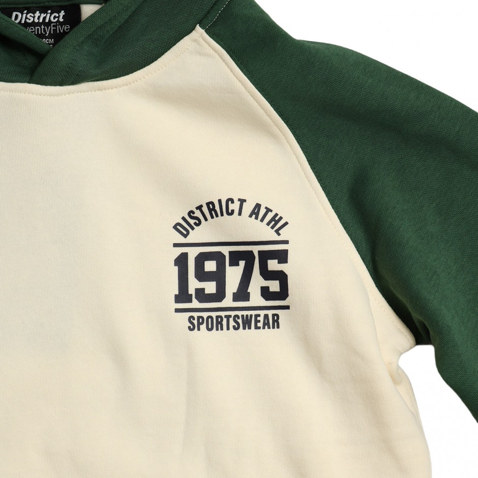 Kids' Hoodie District75 Ecru  