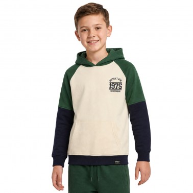 Kids' Hoodie District75 Ecru  