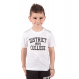 Παιδική Κοντομάνικη Μπλούζα DISTRICT75 Λευκό 