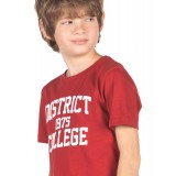 Παιδική Κοντομάνικη Μπλούζα DISTRICT75 Κόκκινο 