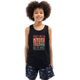 Kids' Tank Top District75 Black  Image 