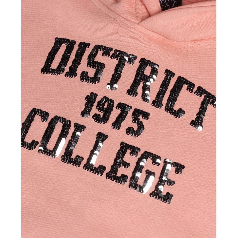 Παιδική Μπλούζα Φούτερ DISTRICT75 Ροζ