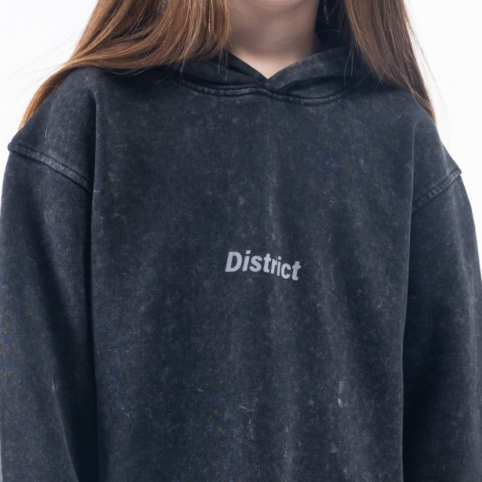 Παιδική Μπλούζα Φούτερ District75 Μαύρο 