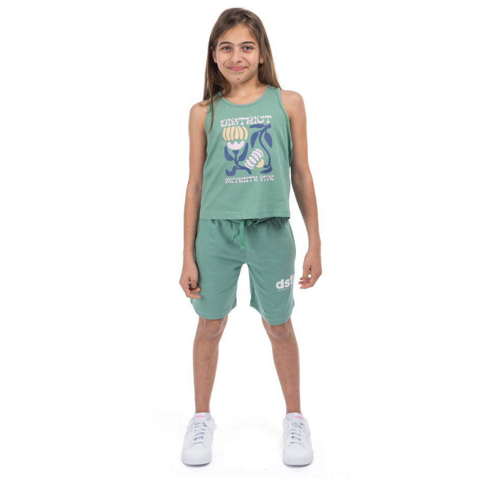 Kids' Tank Top District75 Green  