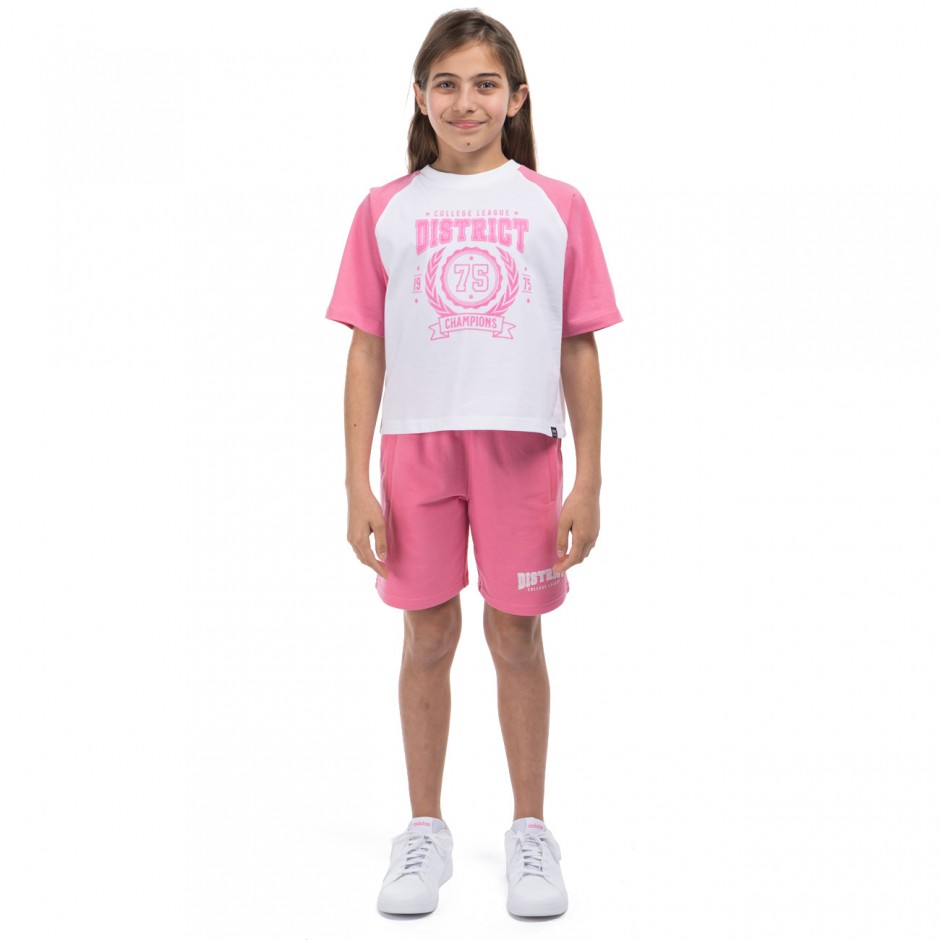 Kids' Shorts District75 Pink 