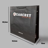 Χάρτινη Τσάντα ΜΑΥΡΟ Εικόνα 2